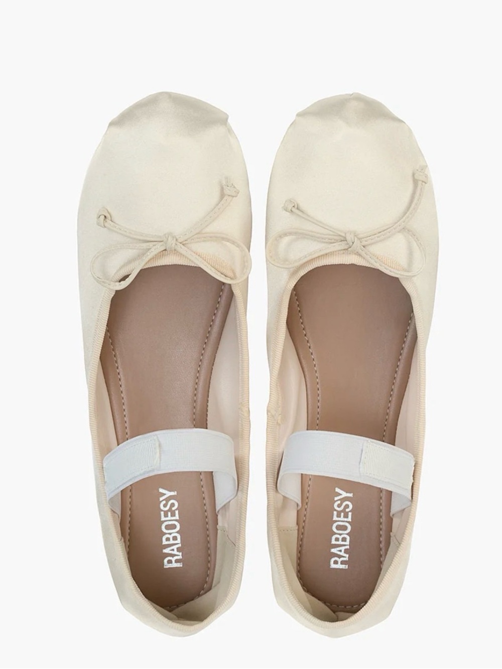 Satin Round Toe Ballet Flats